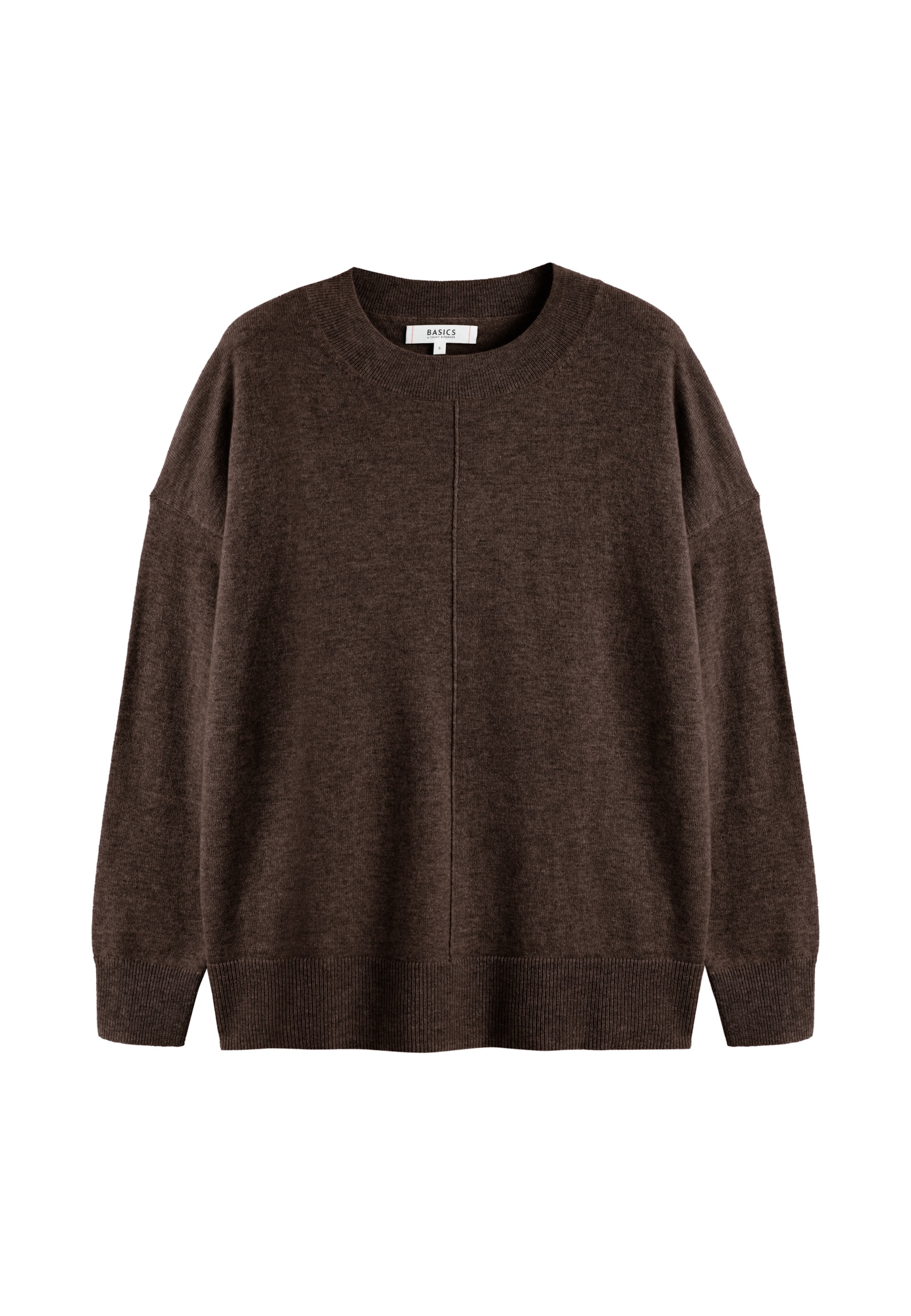 Chinti & Parker Svetr – hnědá: přední strana