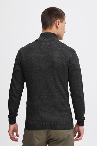 INDICODE JEANS Gebreid vest 'Rickert' in Grijs