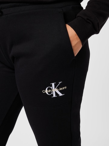 Calvin Klein Jeans Curve Regular Jogginghose in Schwarz