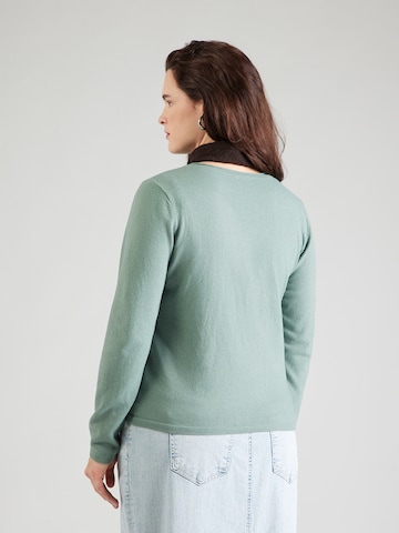 Geacă tricotată 'CARLOYAL' de la ONLY Carmakoma pe verde