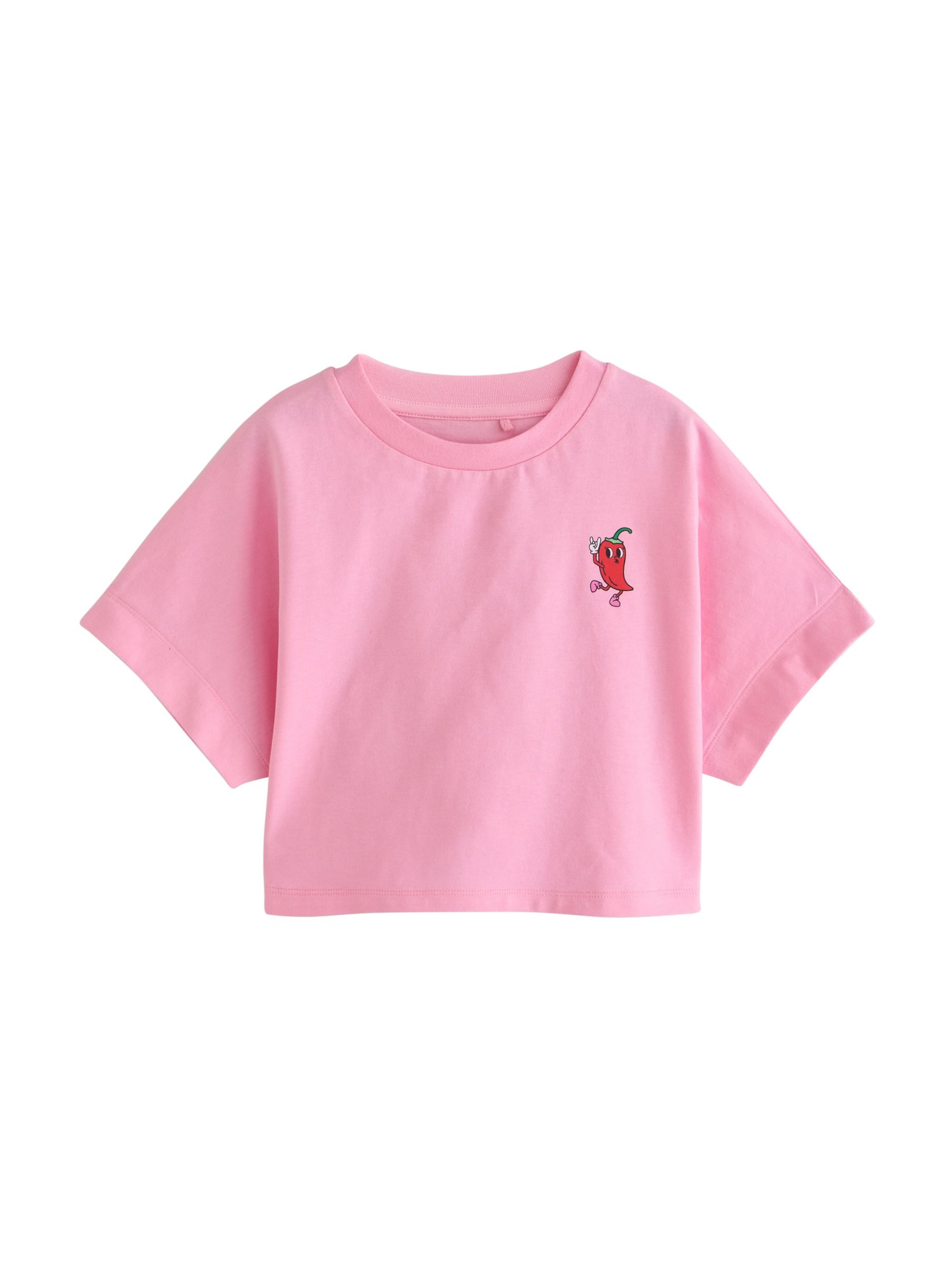 T-Shirt Next en rose : devant