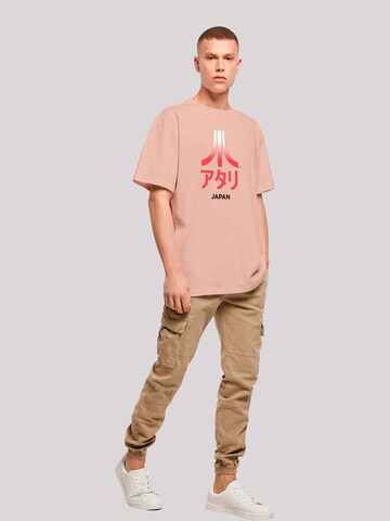 F4NT4STIC Shirt 'Atari Japan Retro Arcade Games' in Roze