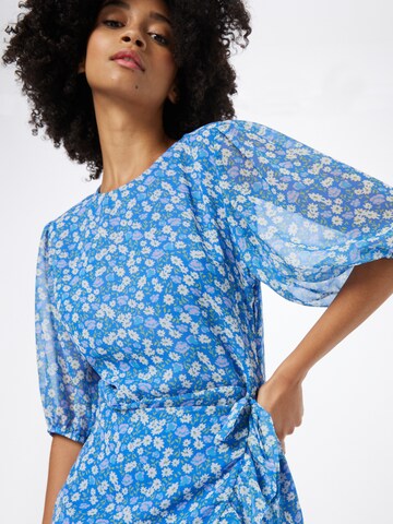 NA-KD Dress 'Frilled' in Blue