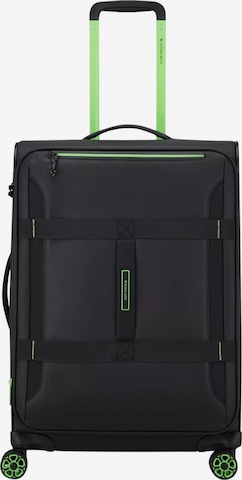 Trolley di Roncato in nero: frontale