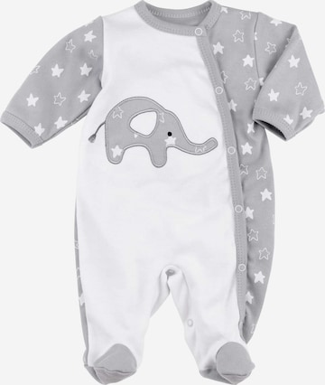 Baby Sweets Rompertje/body ' Little Elephant ' in Wit: voorkant