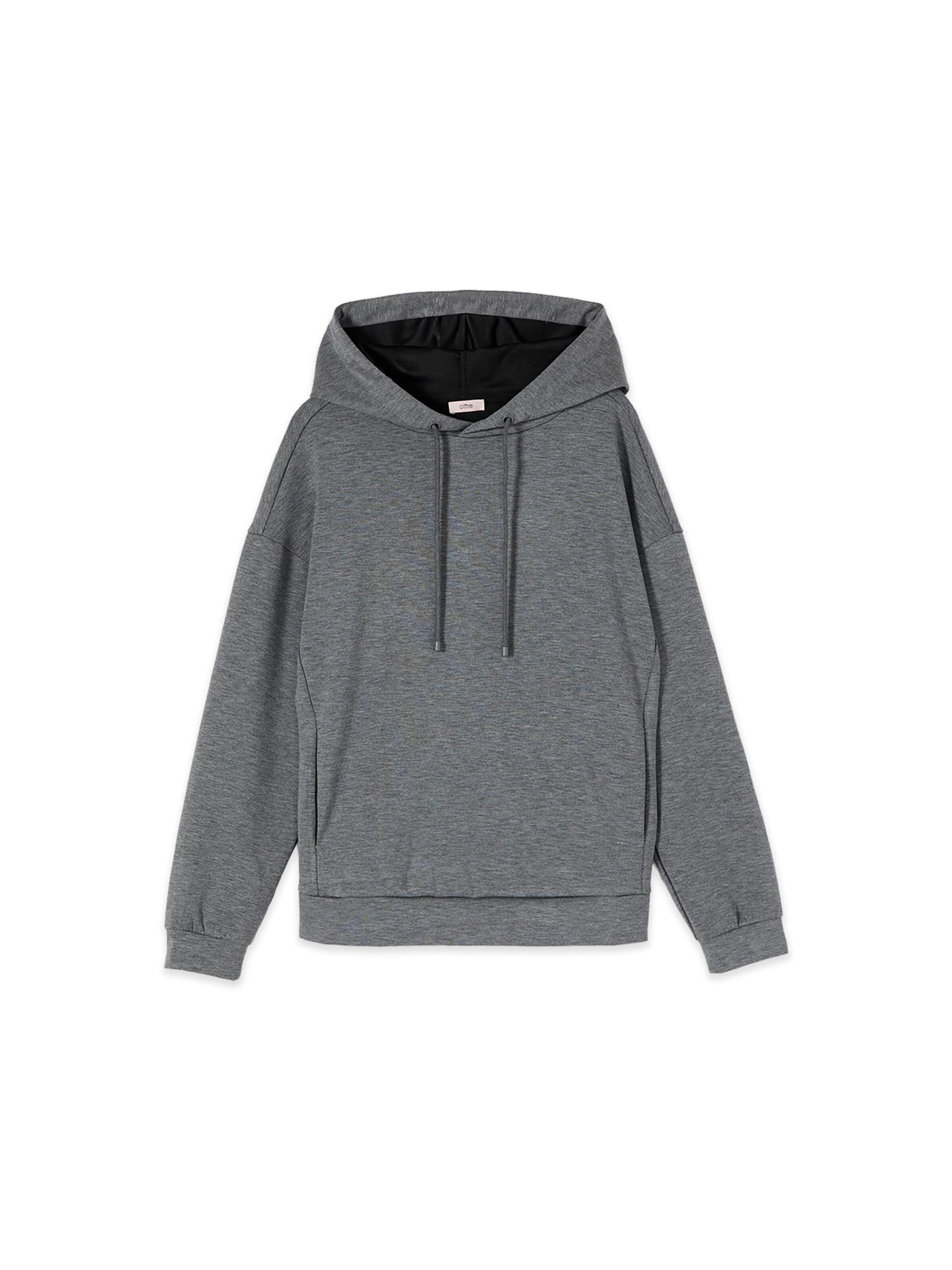 Sweat-shirt oltre en gris : devant