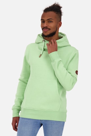 Alife and Kickin Sweatshirt 'JohnsonAK' in Green: front