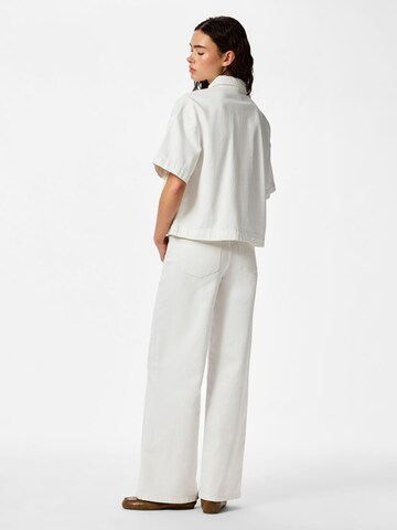 PIECES Blouse 'PCSky' in Wit