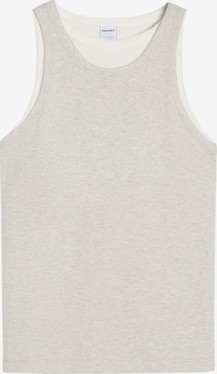 Bershka Paita koossa XS värissä harmaa / valkoinen, Tuotenäkymä