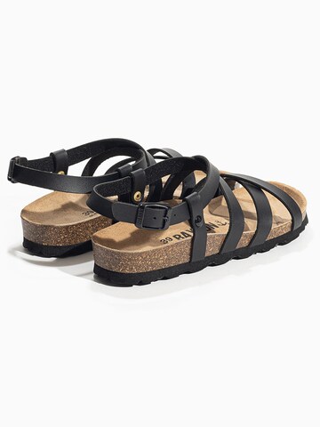 Bayton - Sandalias con hebilla en negro