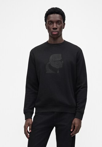 Karl Lagerfeld Sweatshirt in Schwarz: Vorderseite