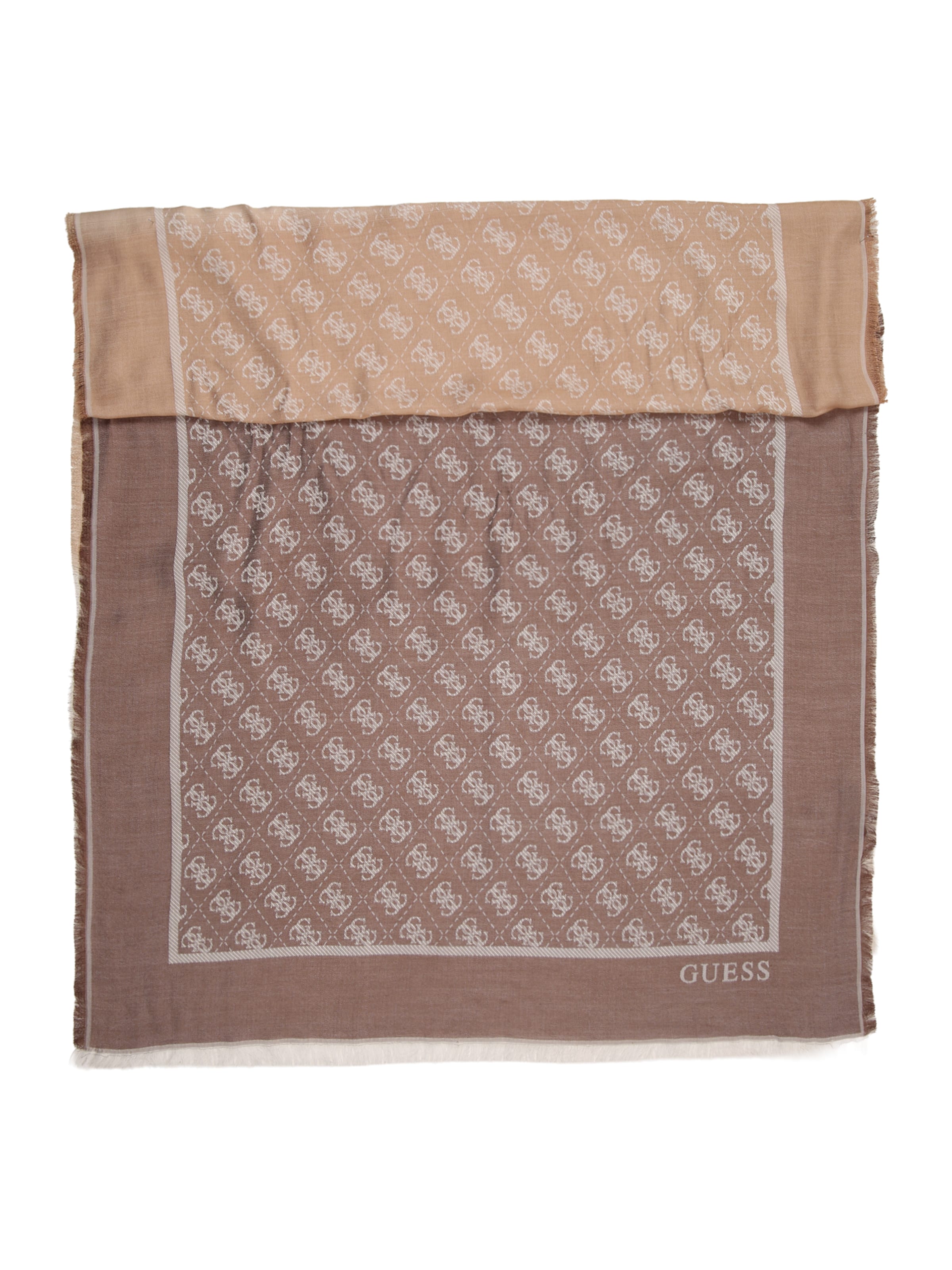 GUESS Tuch 'NOELLE' in Beige: Vorderseite