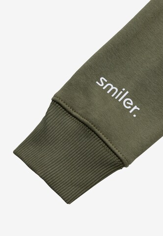 smiler. Sweatshirt 'Cuddle' in Green