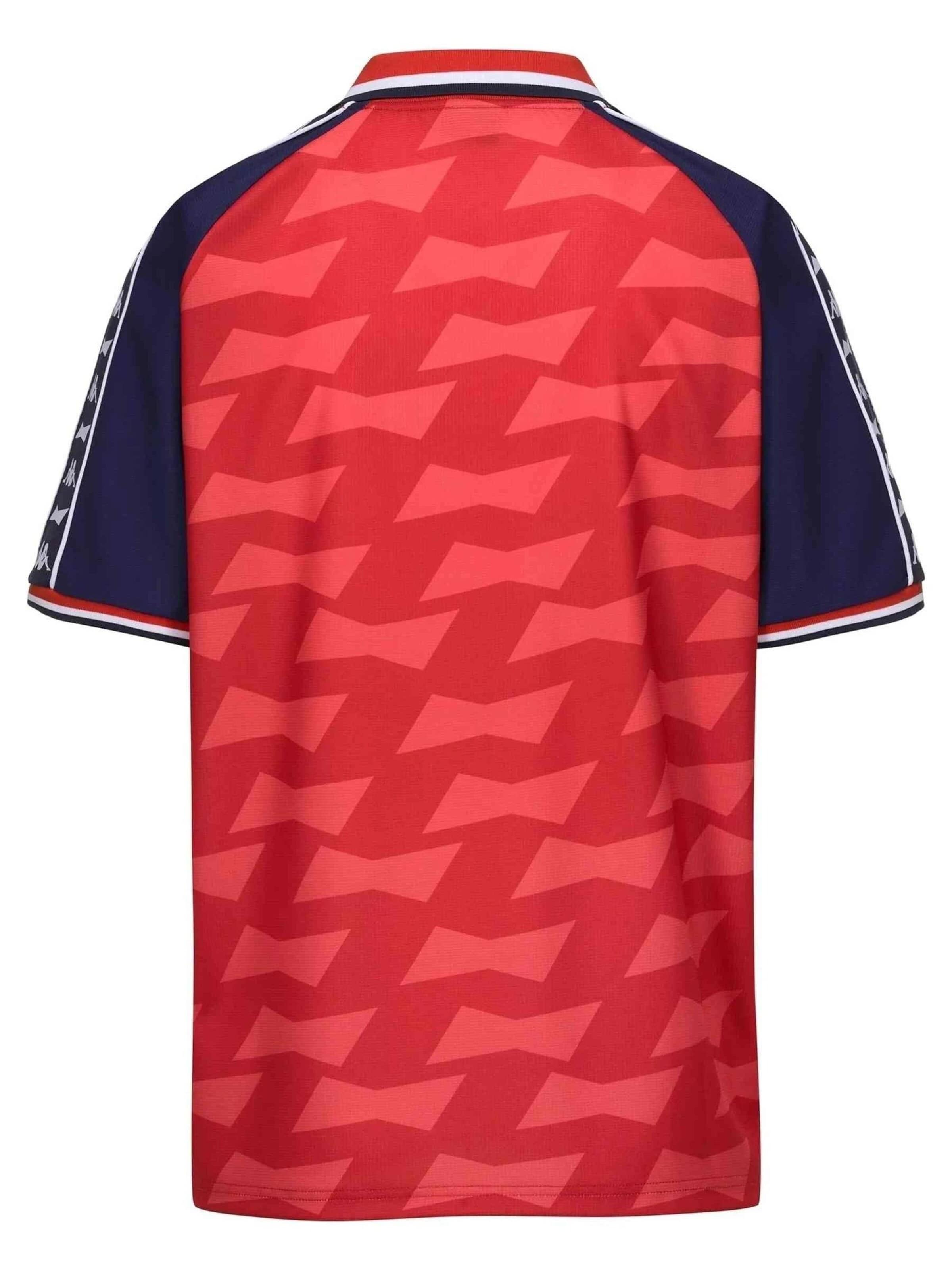 Maglietta 'Polo kappa x budweiser rojo mikail retro shirt' di KAPPA in rosso