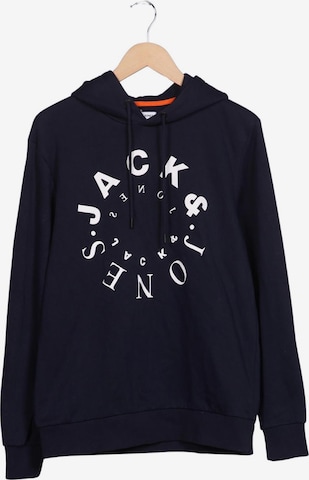 JACK & JONES Kapuzenpullover L in Blau: Vorderseite
