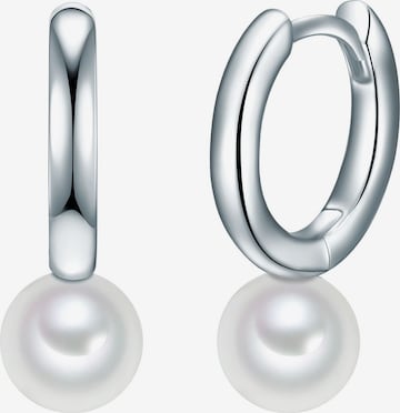 Valero Pearls Earrings in Silver: front