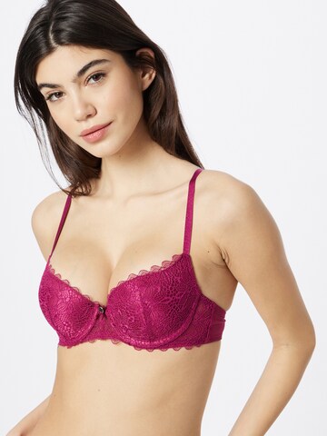 Boux Avenue Balconette Melltartó 'PIPER' - rózsaszín: elől