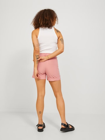 JJXX Regular Pleat-Front Pants 'MARY' in Pink