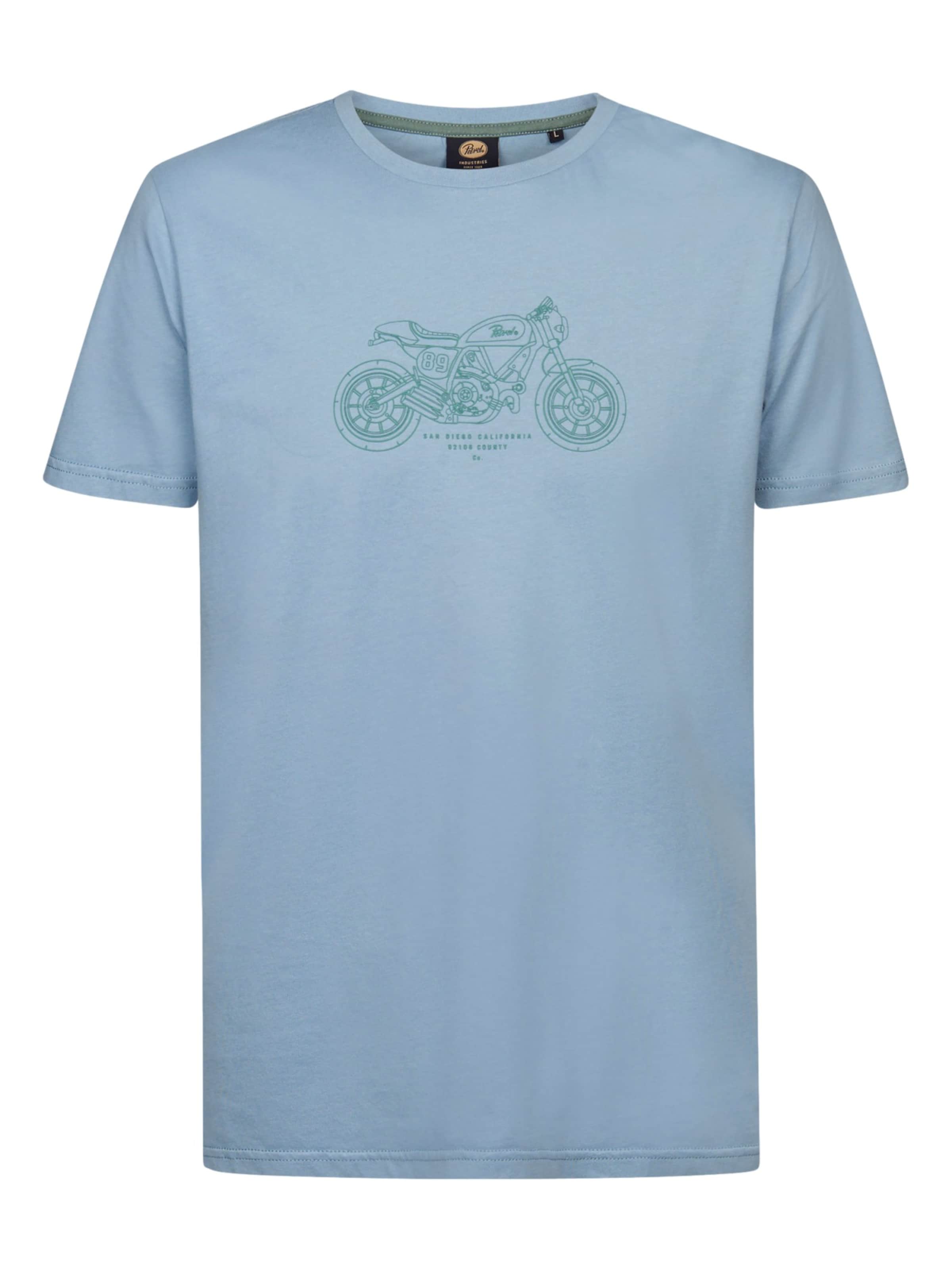 Petrol Industries Shirt in L in de kleur Lichtblauw, Productweergave