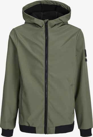 Veste mi-saison Jack & Jones Junior en vert : devant