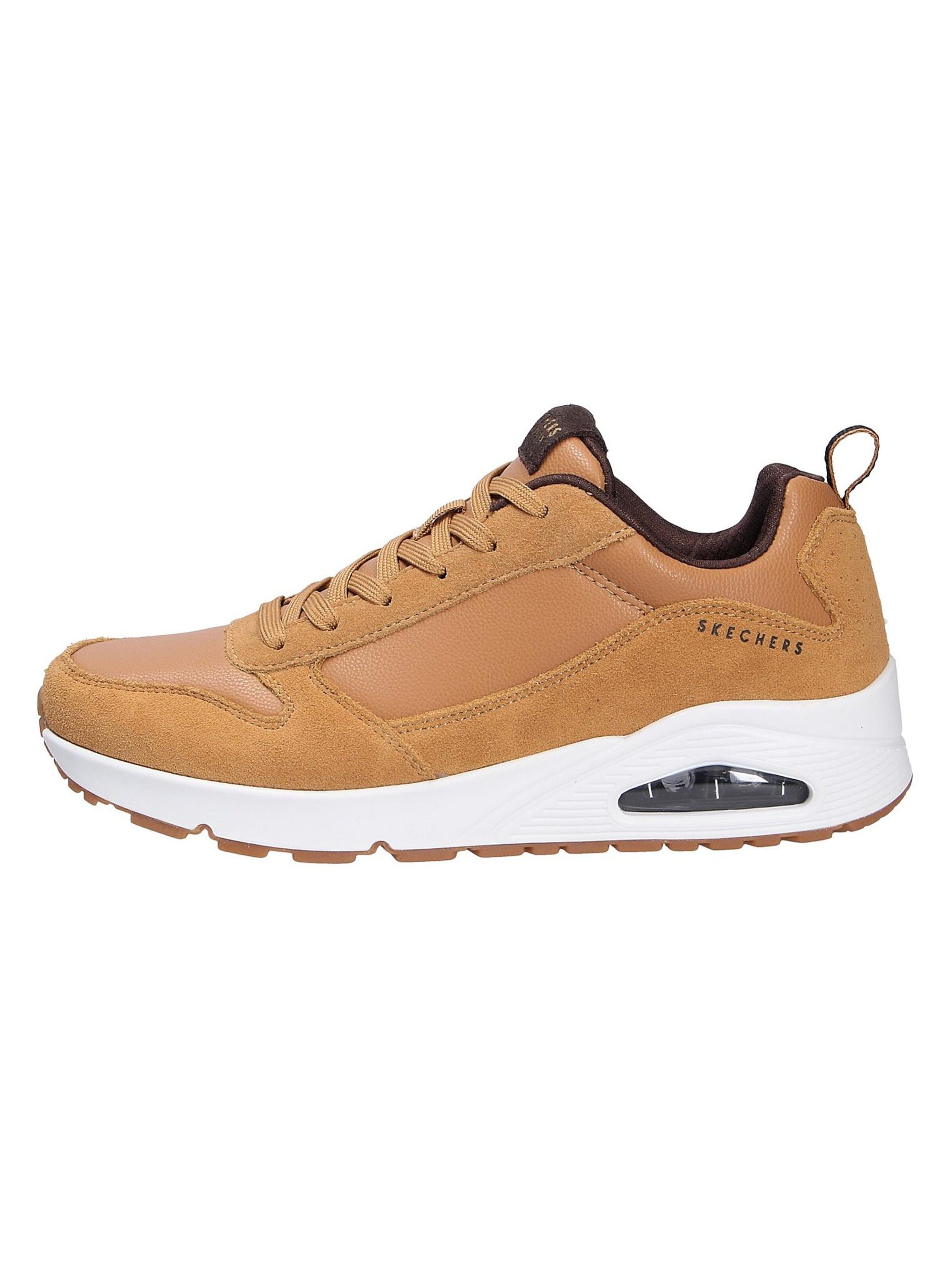 Baskets basses SKECHERS en marron