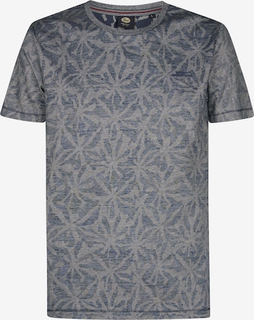 T-Shirt Petrol Industries en bleu : devant