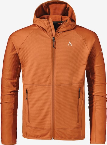 Veste en polaire fonctionnelle 'Cascata' Schöffel en orange : devant