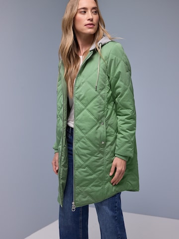 STREET ONE Ανοιξιάτικο και φθινοπωρινό παλτό σε πράσινο: μπροστά