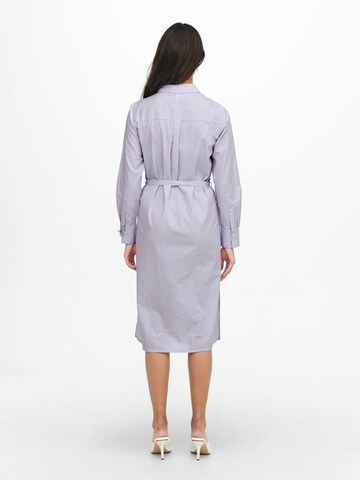 JDY Shirt Dress 'Bubble' in Purple