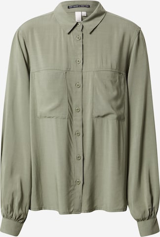 QS Blouse in Green: front