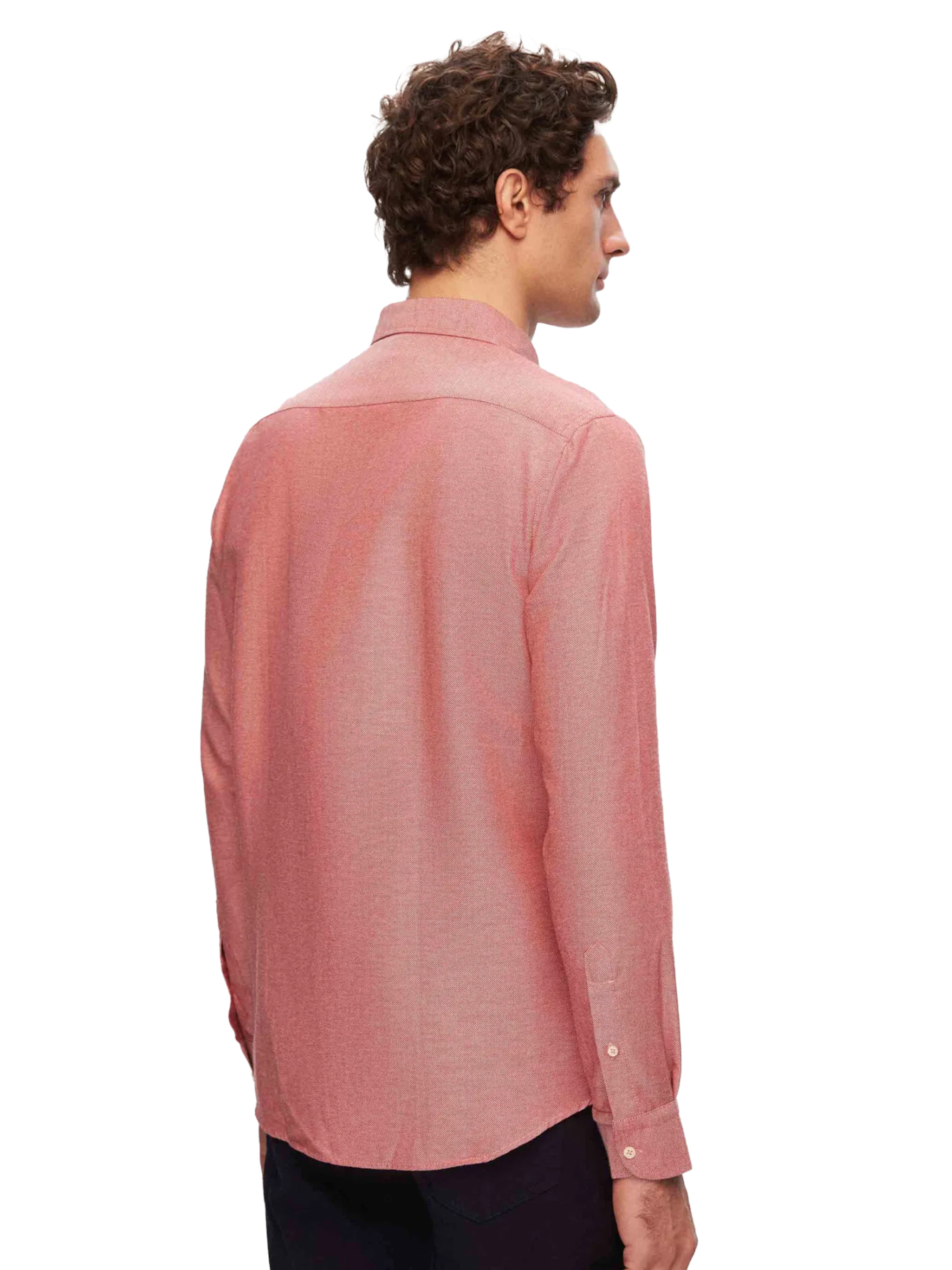 D’S Damat Regular fit Overhemd in Rood