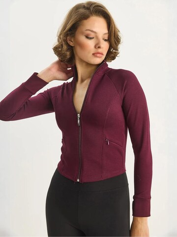 Giacca di felpa di Bianco Lucci in lilla