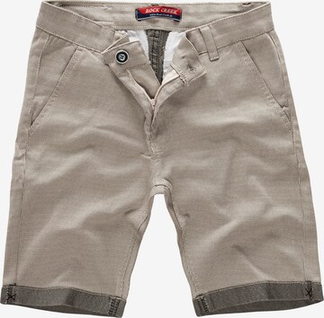 Rock Creek Slimfit Shorts in Beige: predná strana