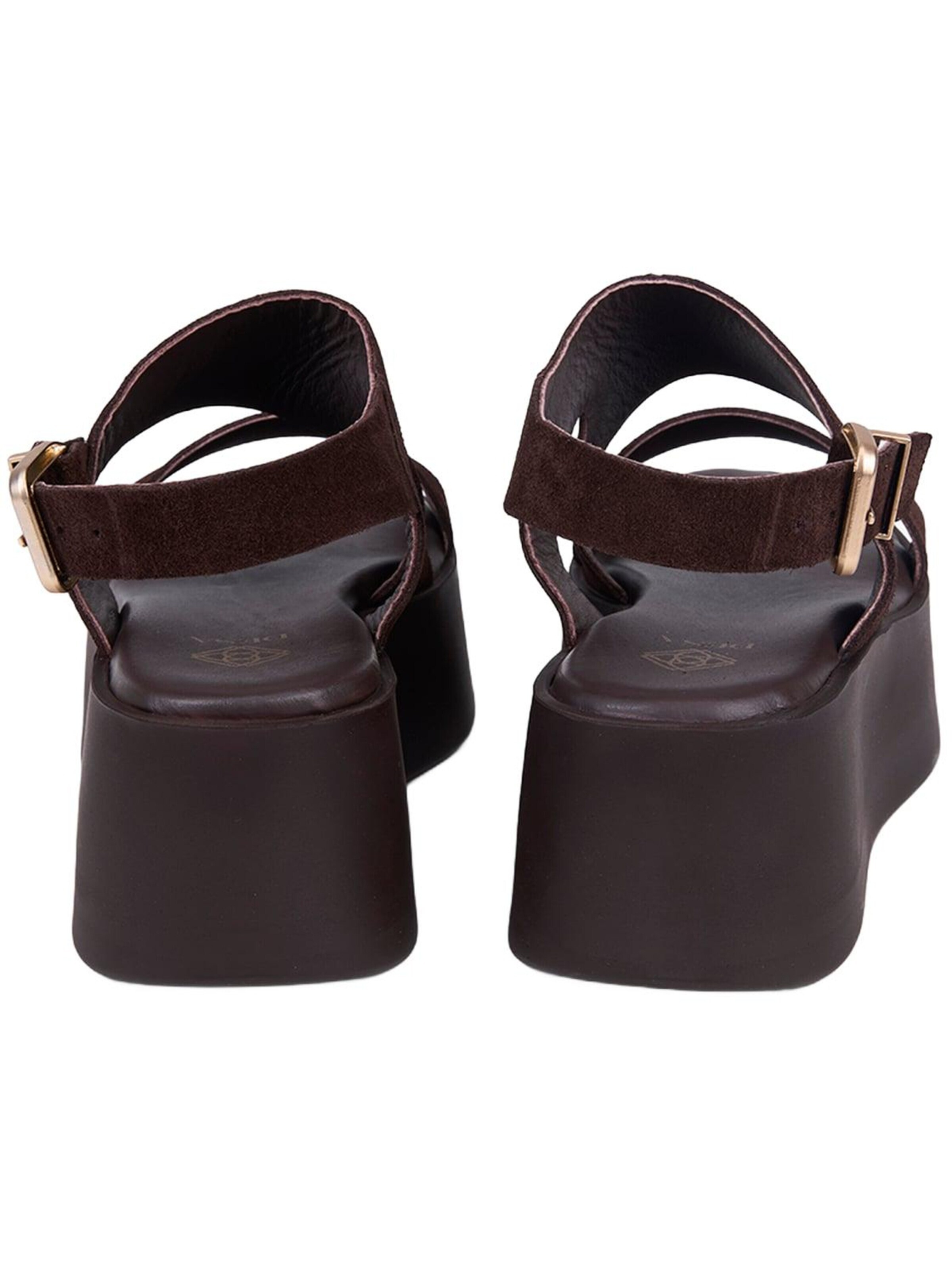 Desa Teenslipper 'Keilsandalen' in Bruin