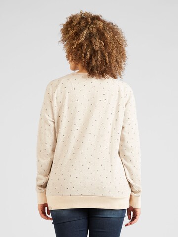 Ragwear PlusSweater majica 'JOHANKA' - bež boja