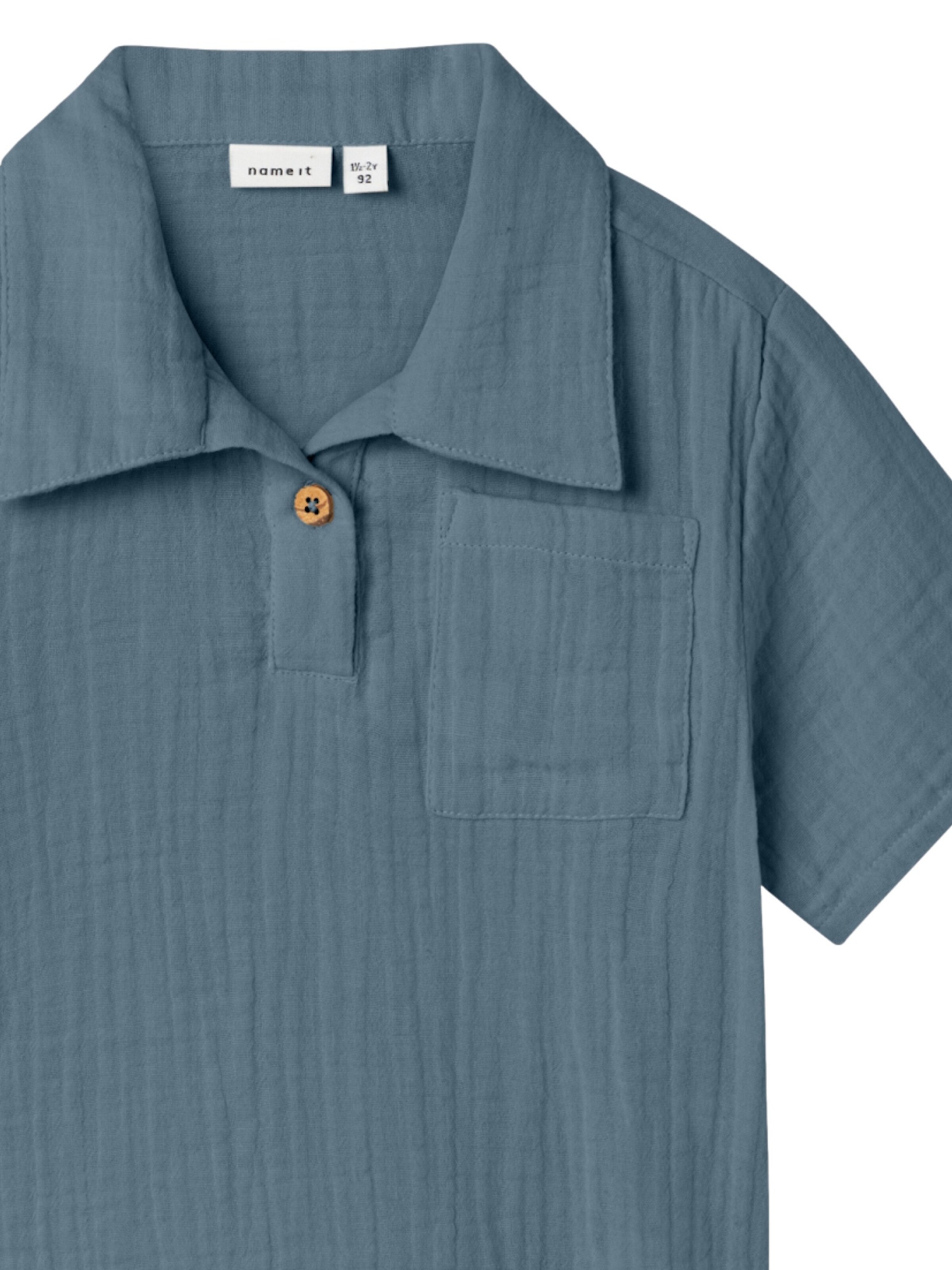 NAME IT Regular Fit Shirt 'Hefin' in Blau