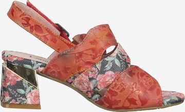 Laura Vita Sandalen met riem in Rood