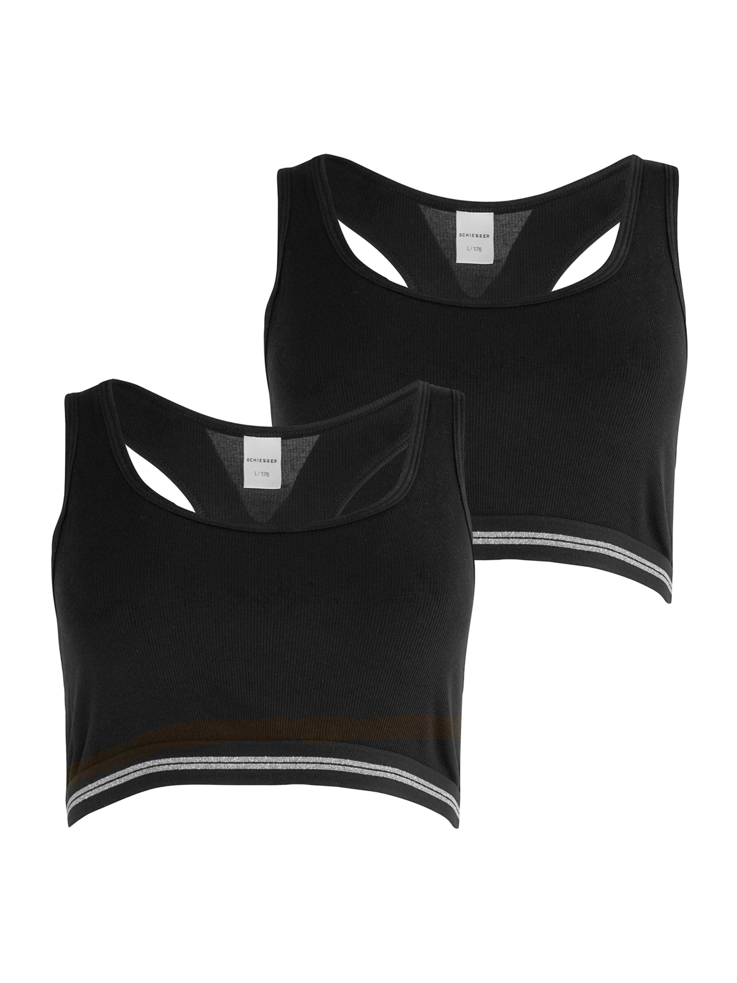 SCHIESSER Bustier Bustier in Schwarz: Vorderseite