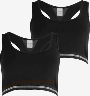 SCHIESSER Bustier BH in Zwart: voorkant