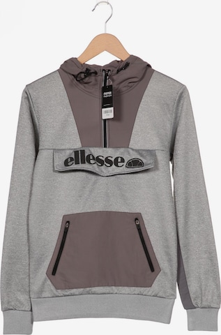 ELLESSE Sweatshirt & Zip-Up Hoodie in XS in Grey: front