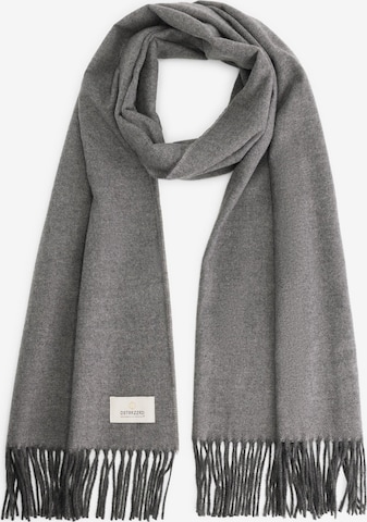 Dstrezzed Schal 'Arnvinn' in Grau: Vorderseite