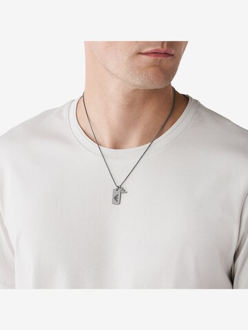 Emporio Armani Necklace in Grey: front