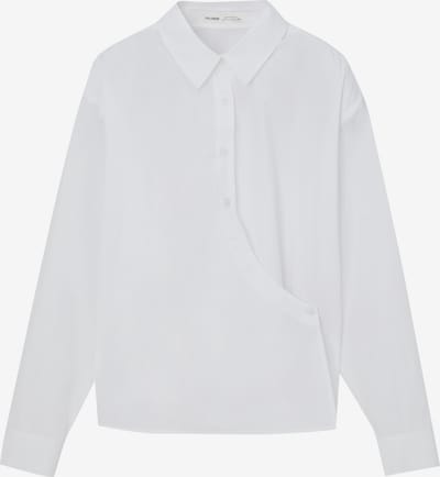 Pull&Bear Chemisier en blanc, Vue avec produit