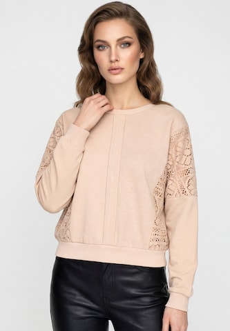 COBIE - Sweatshirt em castanho: frente