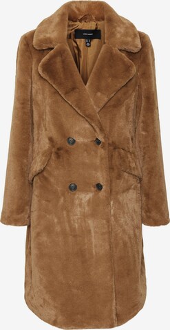 VERO MODA Between-Seasons Coat 'SONJA ELLY' in Brown: front