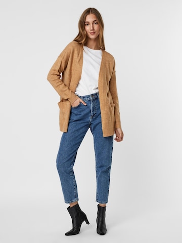 VERO MODA Strickjacke 'LUCI' in Braun: predná strana