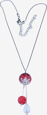 COLLEZIONE ALESSANDRO Kette 'Valea' in Rot: Vorderseite