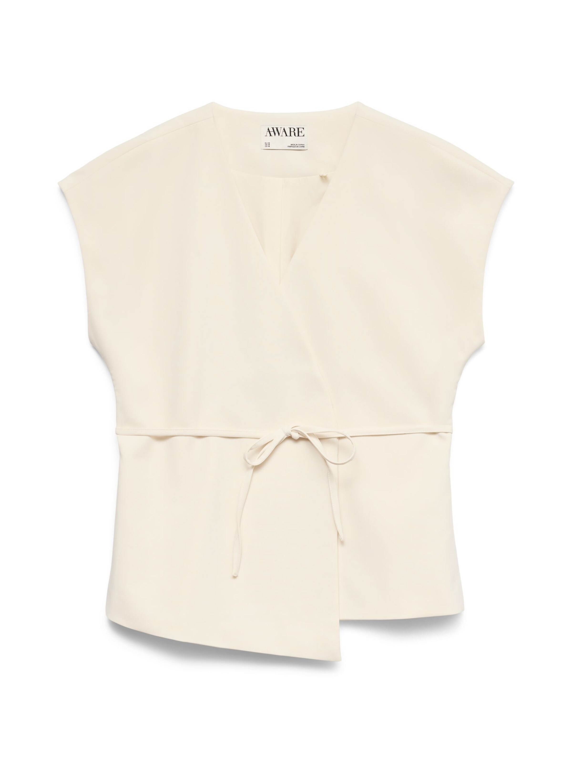 Gilet 'AWVannah' di VERO MODA in bianco: frontale