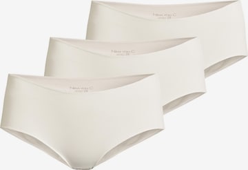 Nina von C. Panty 'Secret' in Weiß: Vorderseite