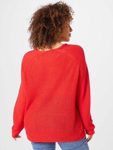 SAMOON Sweater in Red